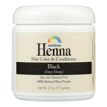 Rainbow Research Henna Hair Color And Conditioner Persian Black Deep Ebony - 4 Oz