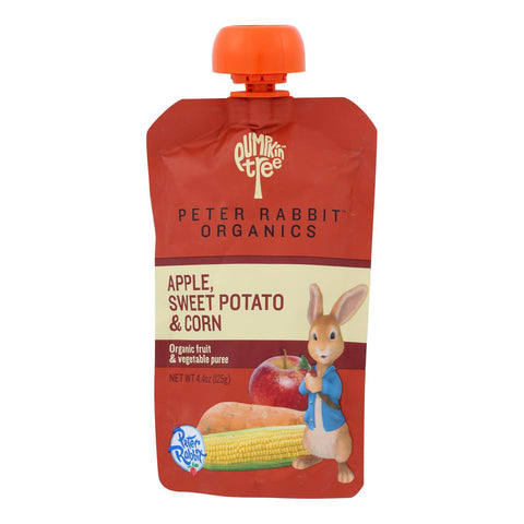 Peter Rabbit Organics Veggie Snacks - Sweet Potato Corn And Apple - Case Of 10 - 4.4 Oz.