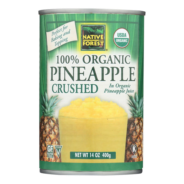 Native Forest Organic Pineapple - Crushed - Case Of 6 - 14 Oz.