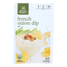 Simply Organic French Onion Dip Mix - Case Of 12 - 1.1 Oz.