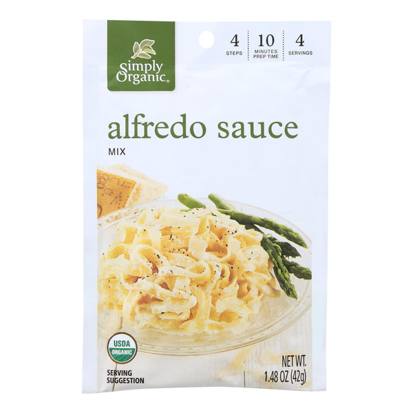 Simply Organic Alfredo Seasoning Mix - Case Of 12 - 1.48 Oz.