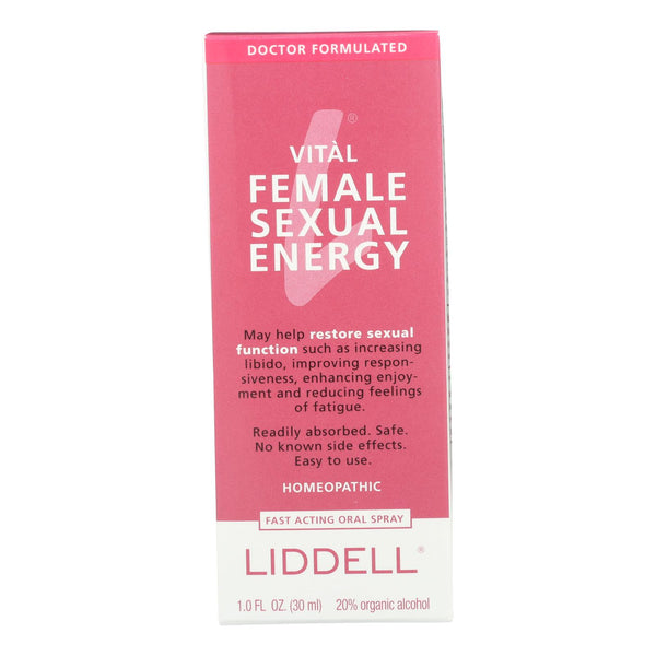 Liddell Homeopathic Female Sexual Energy Spray - 1 Fl Oz