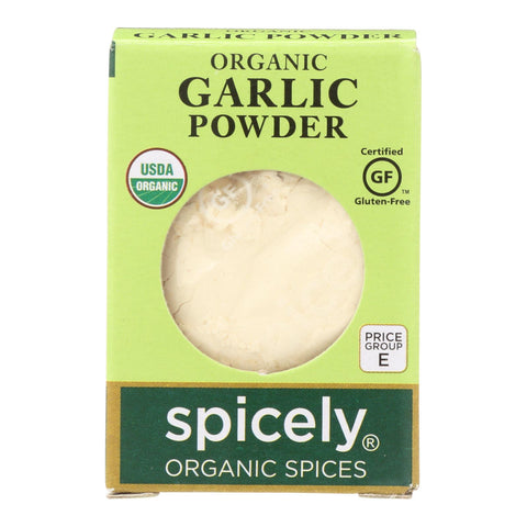Spicely Organics - Organic Garlic Powder - Case Of 6 - 0.4 Oz.