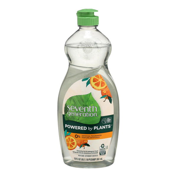 Seventh Generation - Dish Liquid Lemongrass Clementine - Case Of 6-19 Fz