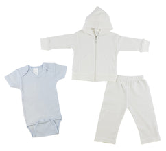 Infant Sweatshirt, Onezie And Pants - 3 Pc Set