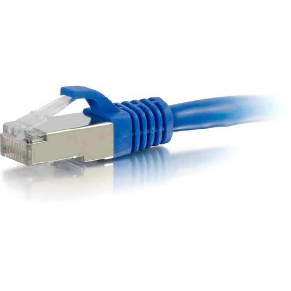 C2G-12ft Cat6 Snagless Shielded (STP) Network Patch Cable - Blue