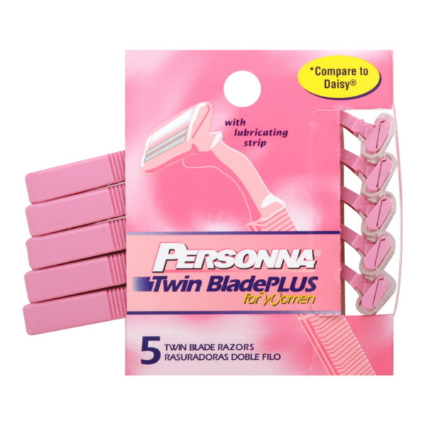 Personna Razor Blades - Twin Blade Plus - 5 Pack