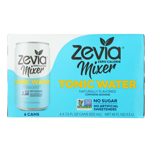 Zevia Zero Calorie Mixer - Tonic Water - Case Of 4 - 6/7.5 Fl Oz