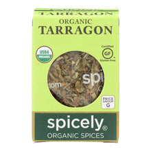 Spicely Organics - Organic Tarragon - Case Of 6 - 0.1 Oz.