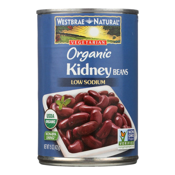 Westbrae Foods Organic Kidney Beans - Case Of 12 - 15 Oz.