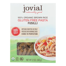 Jovial - Pasta - Organic - Brown Rice - Fusilli - 12 Oz - Case Of 12