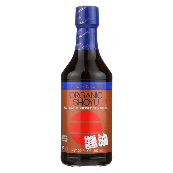 San - J Shoyu Soy Sauce - Organic - Case Of 6 - 20 Fl Oz.