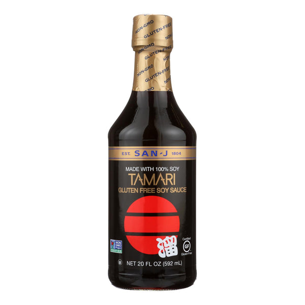 San - J Tamari Soy Sauce - Case Of 6 - 20 Fl Oz.