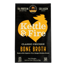 Kettle & Fire Chicken Bone Broth  - Case Of 6 - 16.9 Oz