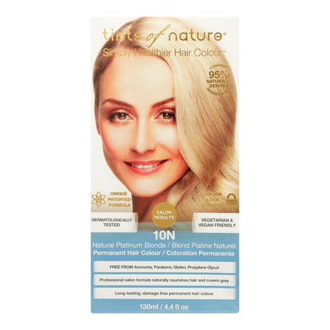Tints Of Nature 10n Natural Platinum Blonde Hair Color  - 1 Each - 4.4 Fz