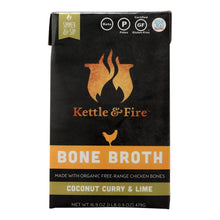 Kettle And Fire - Bone Broth Cnutcury/lime - Case Of 6 - 16.9 Oz