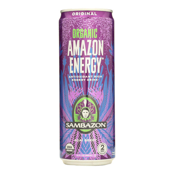 Sambazon Organic Amazon Energy Drink - Original - Case Of 12 - 12 Fl Oz