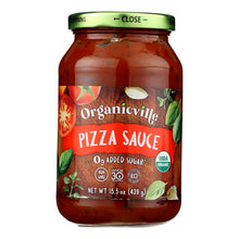 Organicville - Pizza Sauce Gluten Free - Case Of 6-15.5 Oz
