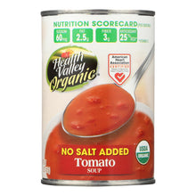 Health Valley Organic Soup - Tomato No Salt Added - Case Of 12 - 15 Oz.
