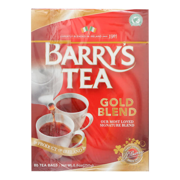 Barry's Tea - Irish Tea - Gold Blend - Case Of 6 - 80 Bags