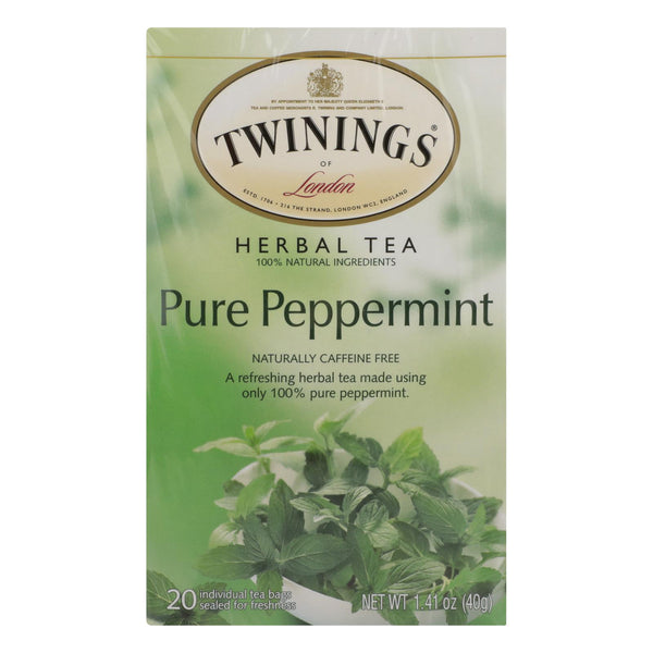 Twinings Tea Jacksons Of Piccadilly Tea - Pure Peppermint - Case Of 6 - 20 Bags