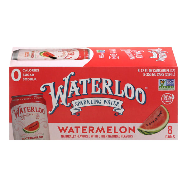 Waterloo - Sparkling Water Watermelon - Case Of 3 - 8/12 Fz