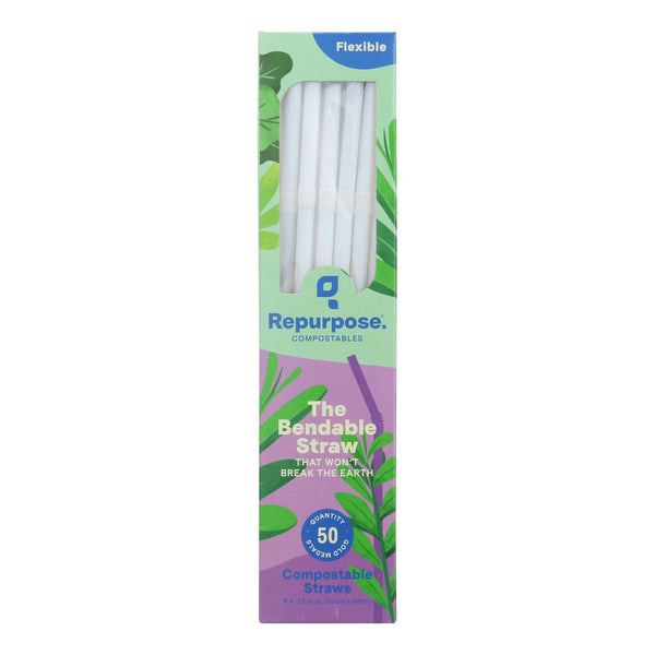 Repurpose Compostable Straws - Case Of 20 - 50 Count