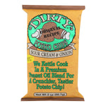 Dirty Chips - Potato Chips - Sour Cream And Onion - Case Of 25 - 2 Oz.