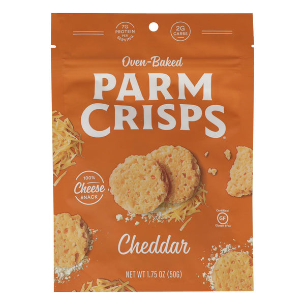 Parm Crisps - Parm Crisps Cheddar - Case Of 12 - 1.75 Oz