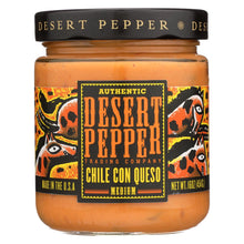 Desert Pepper Trading - Medium Chile Con Queso Dip - Case Of 6 - 16 Oz.