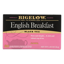 Bigelow Tea English Breakfast Black Tea - Case Of 6 - 20 Bags