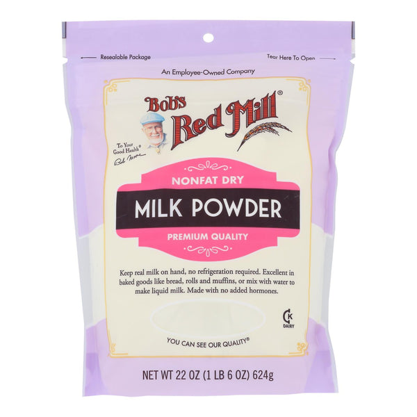 Bob's Red Mill - Milk Powder Non Fat Dry - Case Of 4 - 22 Oz