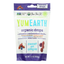 Yummy Earth Organic Vitamin C Drops - Anti-oxifruits - Case Of 6 - 3.3 Oz