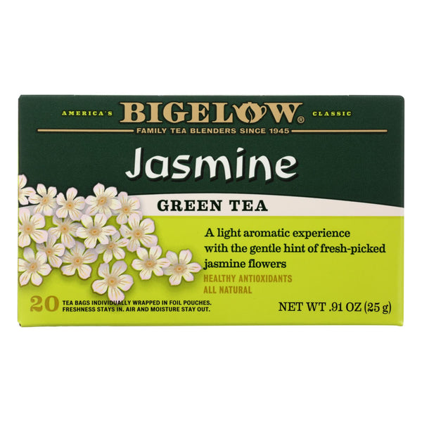 Bigelow Tea Green Tea - Jasmine - Case Of 6 - 20 Bag