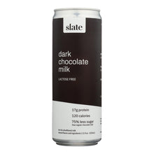 Slate Milk - Milk Aseptic Lf Dark Chocolate - Case Of 12 - 11 Fz