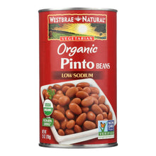 Westbrae Natural Pinto Beans - Organic - Case Of 12 - 25 Oz.