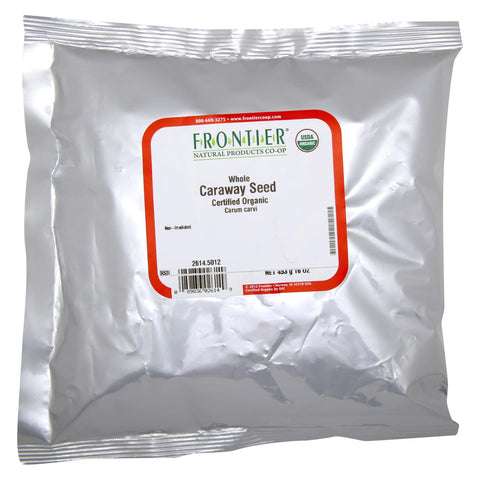 Frontier Herb Caraway Seed Organic Whole - Single Bulk Item - 1lb