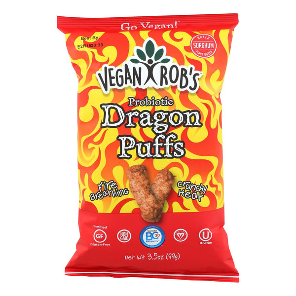 Vegan Rob's - Puffs Dragon - Case Of 12 - 3.5 Oz