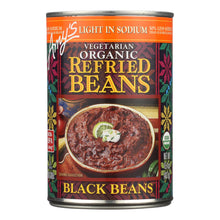 Amy's - Organic Light In Sodium Refried Black Beans - Case Of 12 - 15.4 Oz.