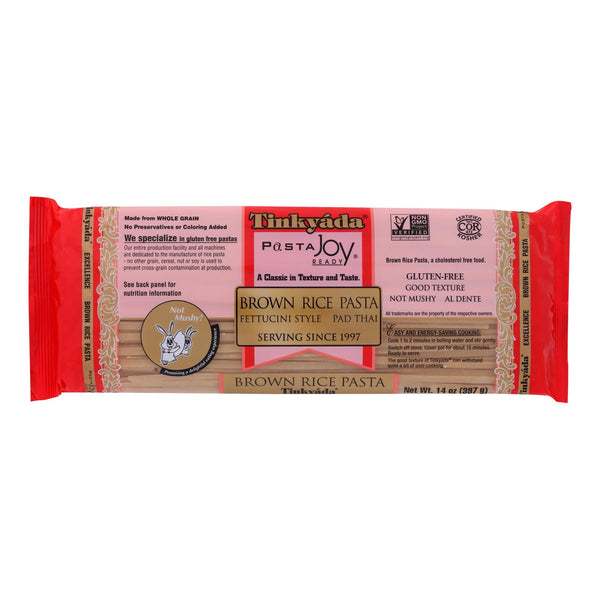 Tinkyada Brown Rice Pasta - Fettuccini - Case Of 12 - 14 Oz