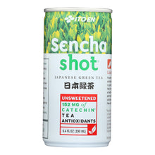 Ito En Unsweetened Japanese Green Tea Sencha Shot- Case Of 30 - 6.4 Oz