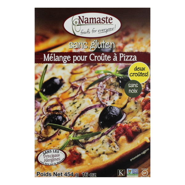 Namaste Foods Gluten Free Pizza Crust - Mix - Case Of 6 - 16 Oz.