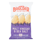 Boulder Canyon - Kettle Chips - Malt Vinegar And Sea Salt - Case Of 12 - 5 Oz.