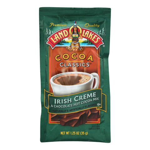 Land O Lakes Cocoa Classic Mix - Irish Creme And Chocolate - 1.25 Oz - Case Of 12