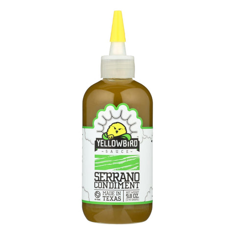 Yellowbird Sauce - Serrano - Case Of 6 - 9.8 Oz