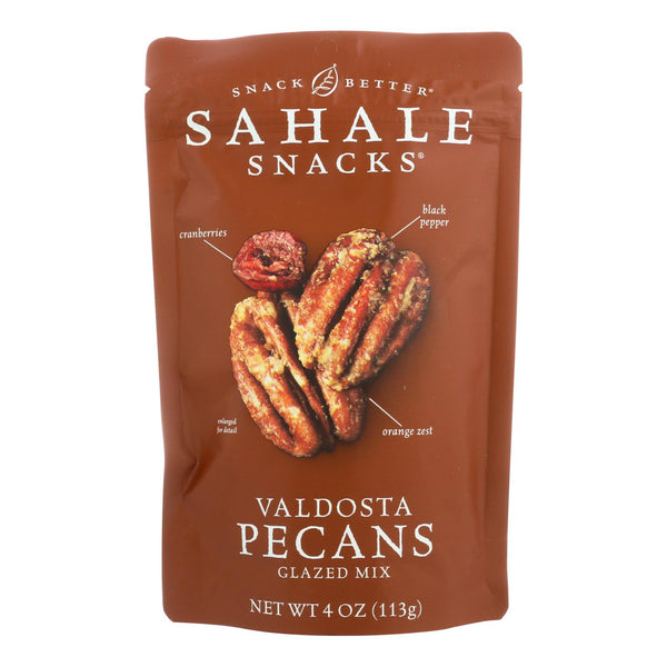 Sahale Snacks Valdosta Pecans Glazed - Mix - Case Of 6 - 4 Oz.