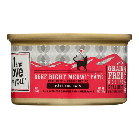 I And Love And You Wholly Cow - Wet Food - Case Of 24 - 3 Oz.