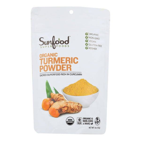 Sunfood - Turmeric Powder - 1 Each -4 Oz