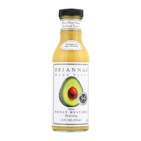 Brianna's - Salad Dressing - Dijon Honey Mustard - Case Of 6 - 12 Fl Oz.