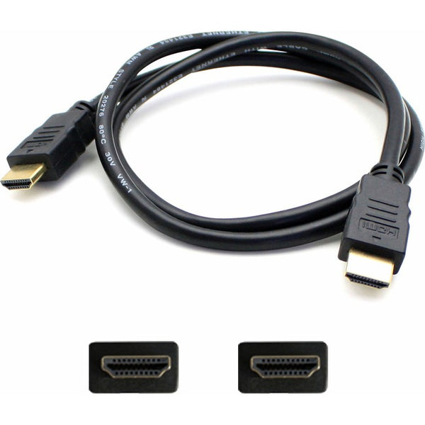 AddOn 5-Pack of 15ft HDMI Male to Male Black Cables